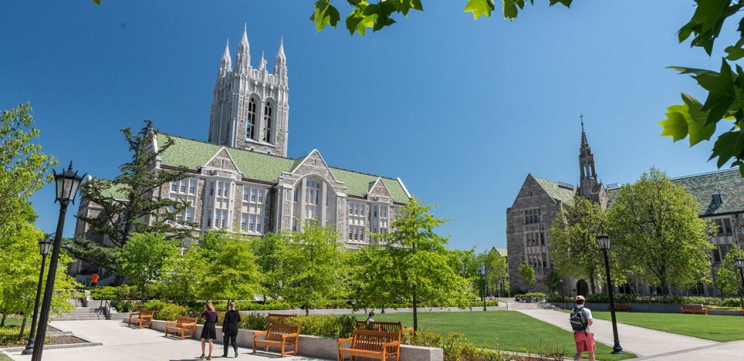 Gasson hall on the BC campus